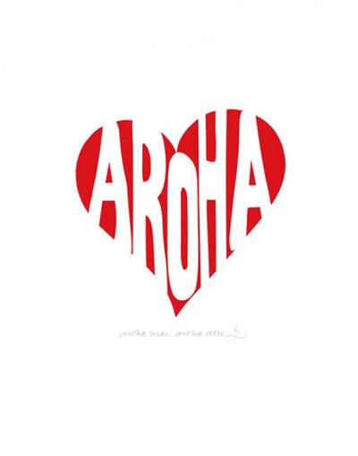 Aroha Mai, Aroha Atu By Red Ink Design Card NC176