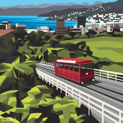 Image Vault 1534 Wellington Cable Car By Ira Mitchell Pre-Matted Mini Print