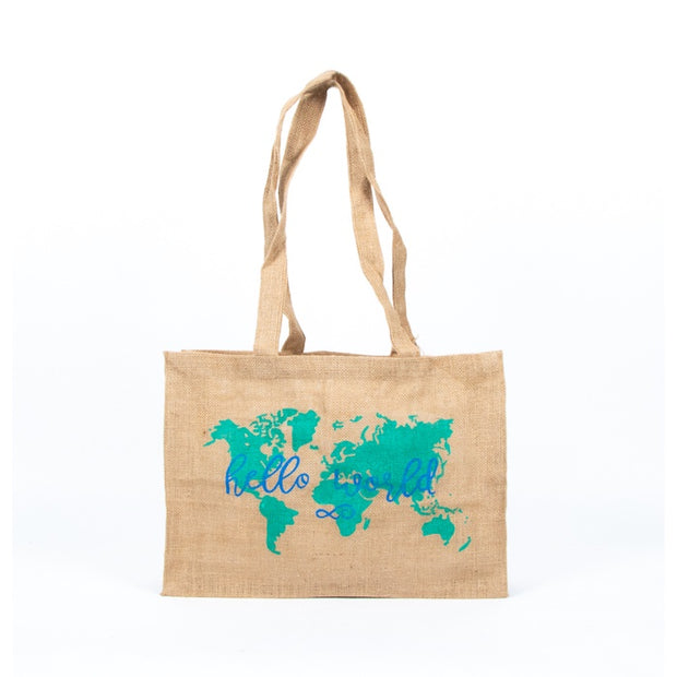 Trade Aid Hello World Print Bag 01.01.2096