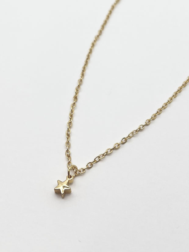 Some Gold Star Necklace 032