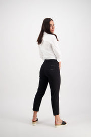 Vassalli Skinny Leg 7/8 Length Lightweight Pants Plain Colour 5509LW