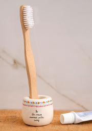 Natural Life Toothbrush Holder Be The Reason 005