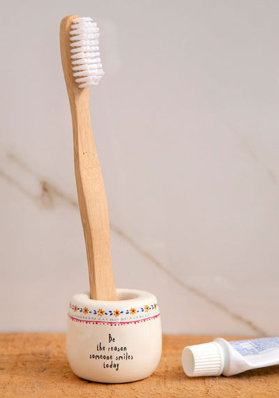 Natural Life Toothbrush Holder Be The Reason 005