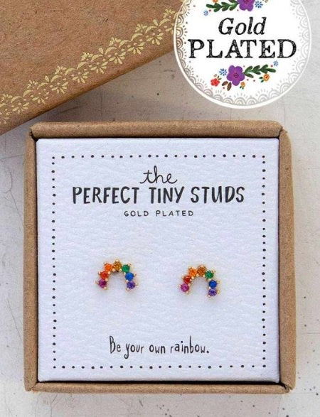 Natural Life Perfect Tiny Studs Rainbow 058