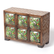 Trade Aid Mangowood Cabinet 6 Draw 0104