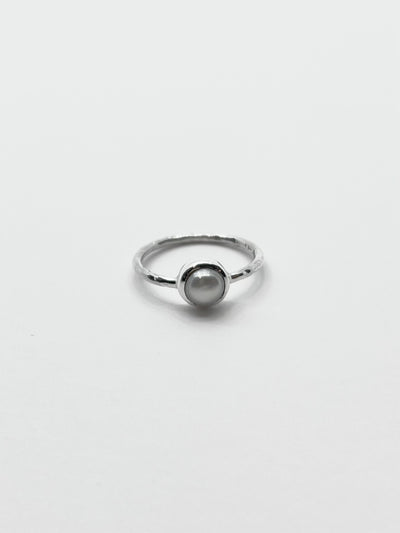 Some Sterling Silver Handmade Pearl 5mm Ring 293