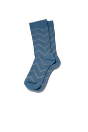 Stilen Zigzag Blue Socks