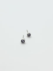 Some Sterling Silver Amethyst 4mm Stud Earrings 455