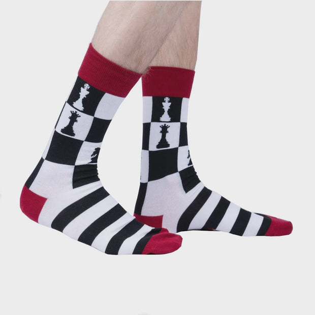 Sock It To Me Check Yeah Men's/Larger Size Crew Socks