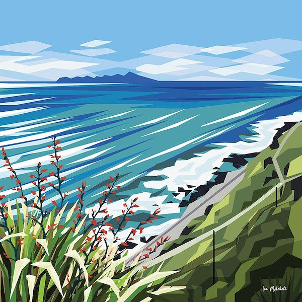 Image Vault Kapiti Coast 35 x 27.5cm (18 x 18cm) Pre-Matted Mini Print MM1425