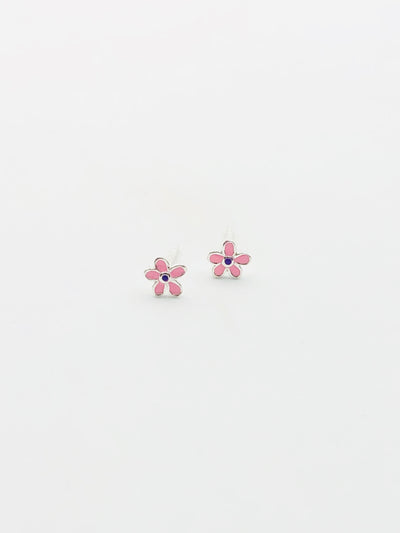 Some Sterling Silver Sweet Flower Pink 389 A