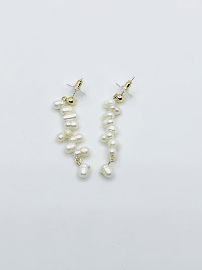 Some Freshwater Pearl Drop Stud Earrings 339