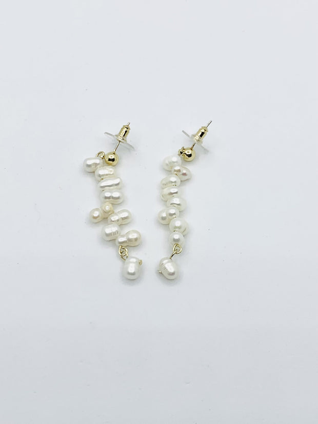 Some Freshwater Pearl Drop Stud Earrings 339