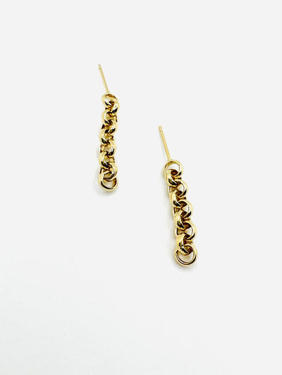 Some 18K gold maillon de chaine earring 343