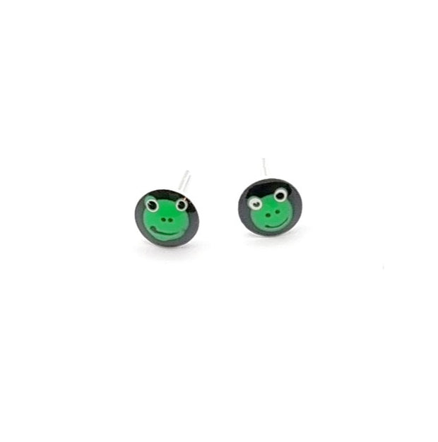 Some Sterling Silver Frog Stud Earrings 420