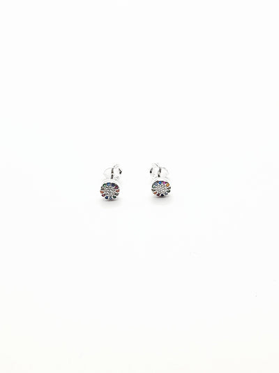 Some Sterling Silver Multi Round Stud Earrings 497