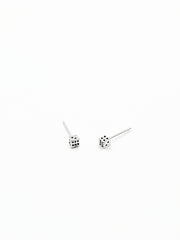 Some Sterling Silver Dice Stud Earrings 556