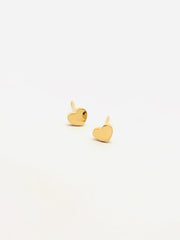Some Stainless Steel Heart Stud Earrings 967