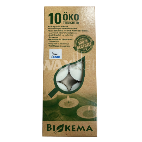 Biokema Biomass 4 Hour Tealight - Pack of 10