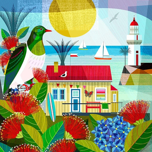 Image Vault Kiwi Summer 4 Mini Card by Ellen Giggenbach MC182