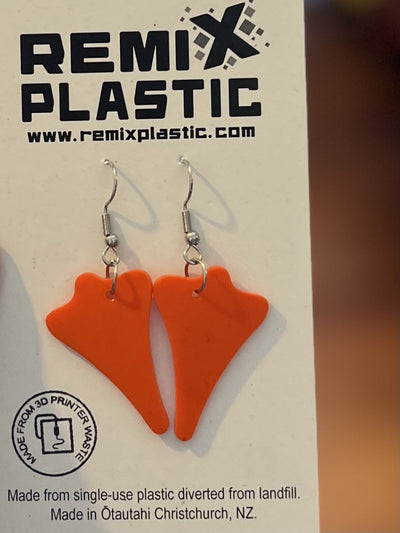 Remix Plastic Jet Plane Earrings