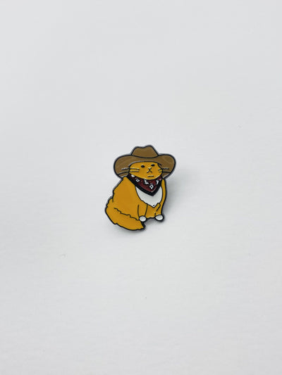 Some Cowboy Cat Brooch 132