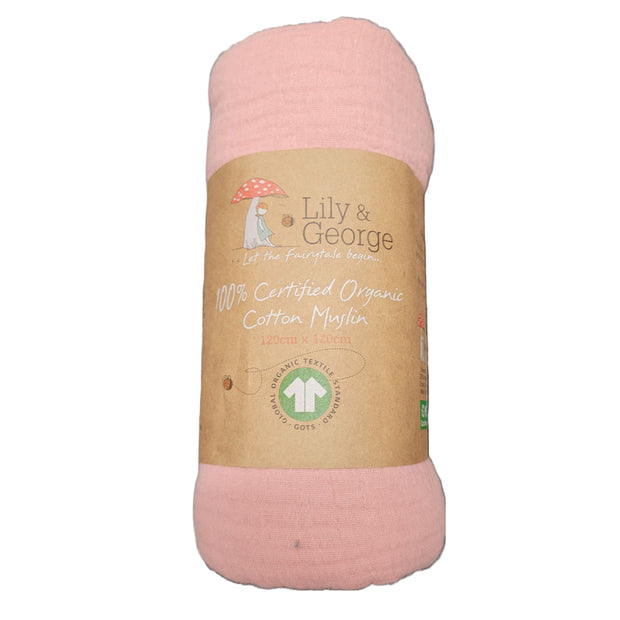Lily and George 100% Organic Cotton Muslin