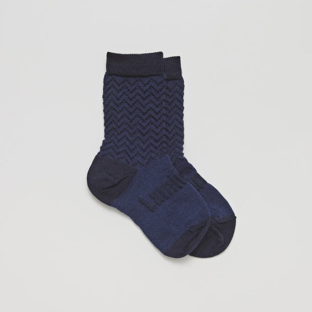Lamington Merino Wool Crew Socks | BABY | Nimbus