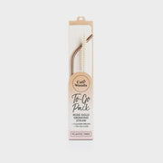 CaliWoods Rose Gold To-Go Straw Packs