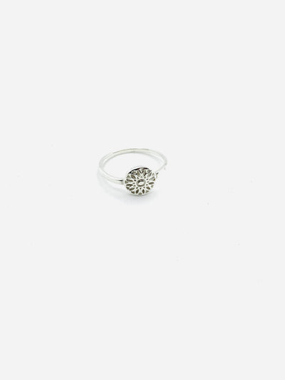 Some Sterling Silver Sun Disc Ring 201