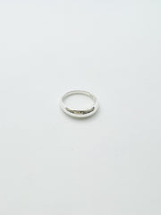 Some Sterling Silver Taper Band Ring 229