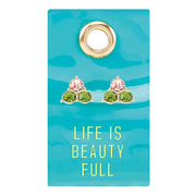 Santa Barbara Gemstone Earrings Life is Beautiful 5344