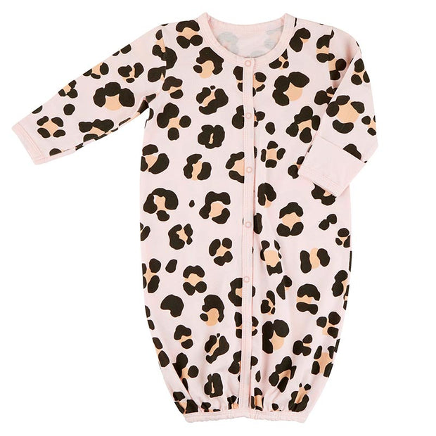 Stephan Baby Cheetah Knit Gown 0-6 Months 1749