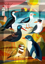 Image Vault Beach Birds of NZ by Ellen Giggenbach 1293 Pre-matted Mini Print