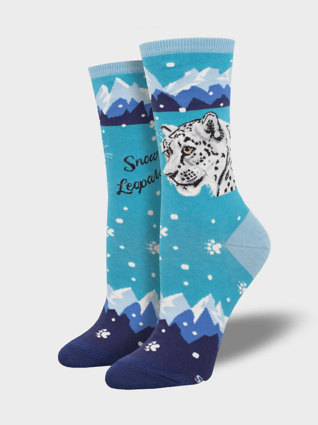 Socksmith Snow Leopard Women/small unisex Socks