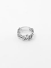 Some Sterling Silver Flower Cluster Ring 485