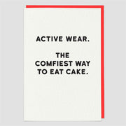 Redback Cards - Active Wear - Humour Card 28