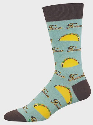 Socksmith Taco Tuesday Men's / Large Unisex Socks 2921