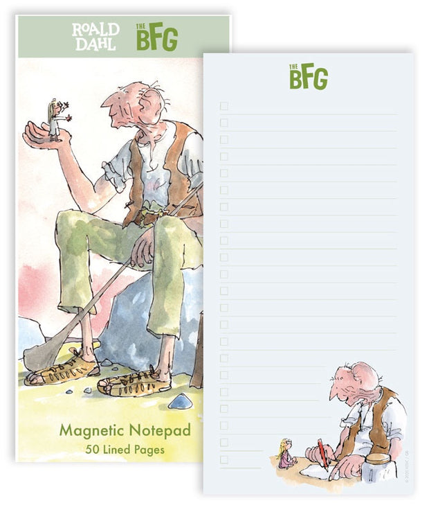 Museums and Galleries Roald Dahl BFG Magnetic Notepad 327