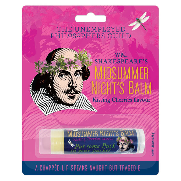 The Unemployed Philosophers Guild Shakespeare Lip Balm Midsummer Night’s Balm