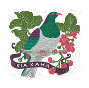 Wolfkamp & Stone - Kia Kaha Kereru Native Wood Pigeon - Card