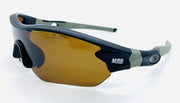 Moana Road Sunglasses 3989 Sporties Black with Brown Lens