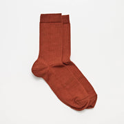 Lamington Merino Wool Crew Socks | Woman/small unisex | Spice