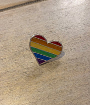Some Rainbow Heart Brooch 129