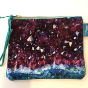 Natural History Museum Amethyst Pouch Bag