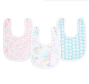 Aden and Anais 3 pack muslin snap bibs