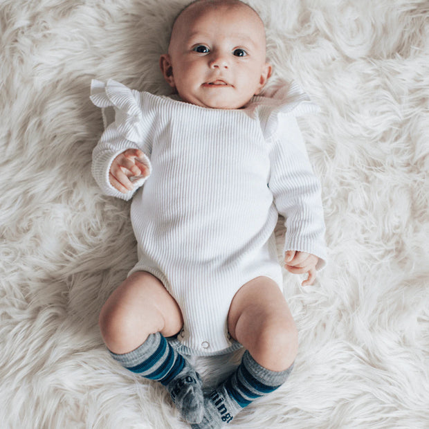 Lamington Merino Wool Knee High Socks BABY Oamaru – Florence