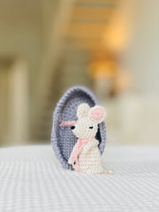 Above Rubies Crochet Mini Mouse In Moses Basket 54