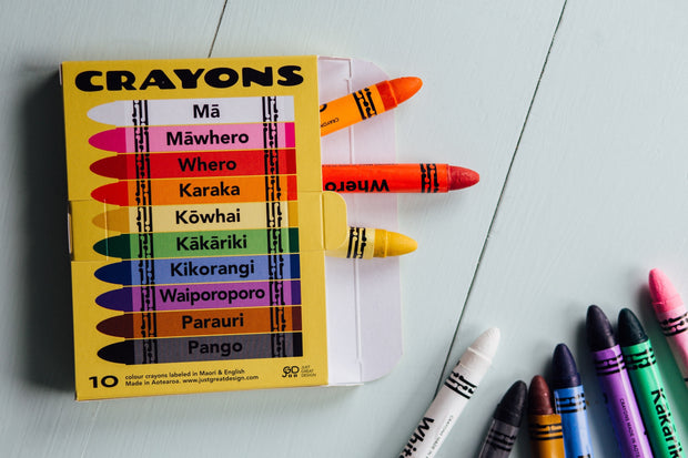 Te Reo Crayons 10 Pack