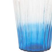 Trade Aid Blue Ombré Glass Vase 8803 PICK UP ONLY